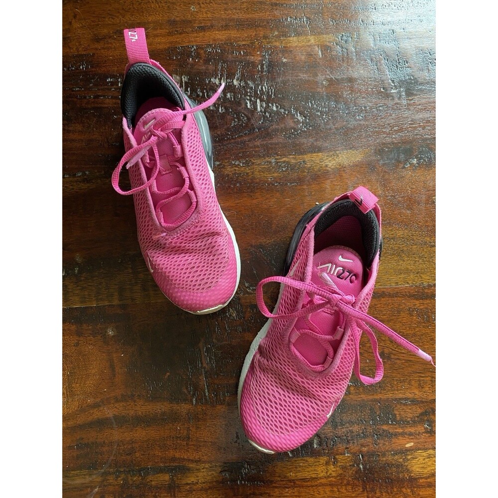 Nike Air Max 270 preschool sneakers Size 13 Kids laser fuchia pink athletic